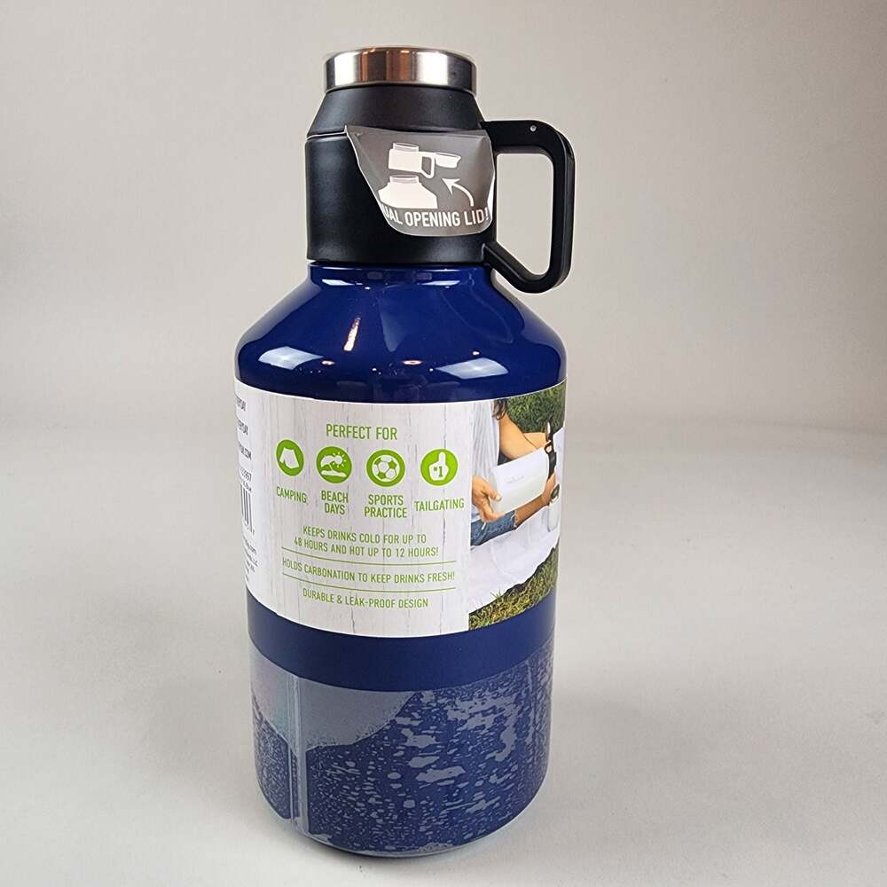 Reduce Craft Growler Water Bottle Vacuum Insulated 64oz OG Blue - Picture 3 of 7